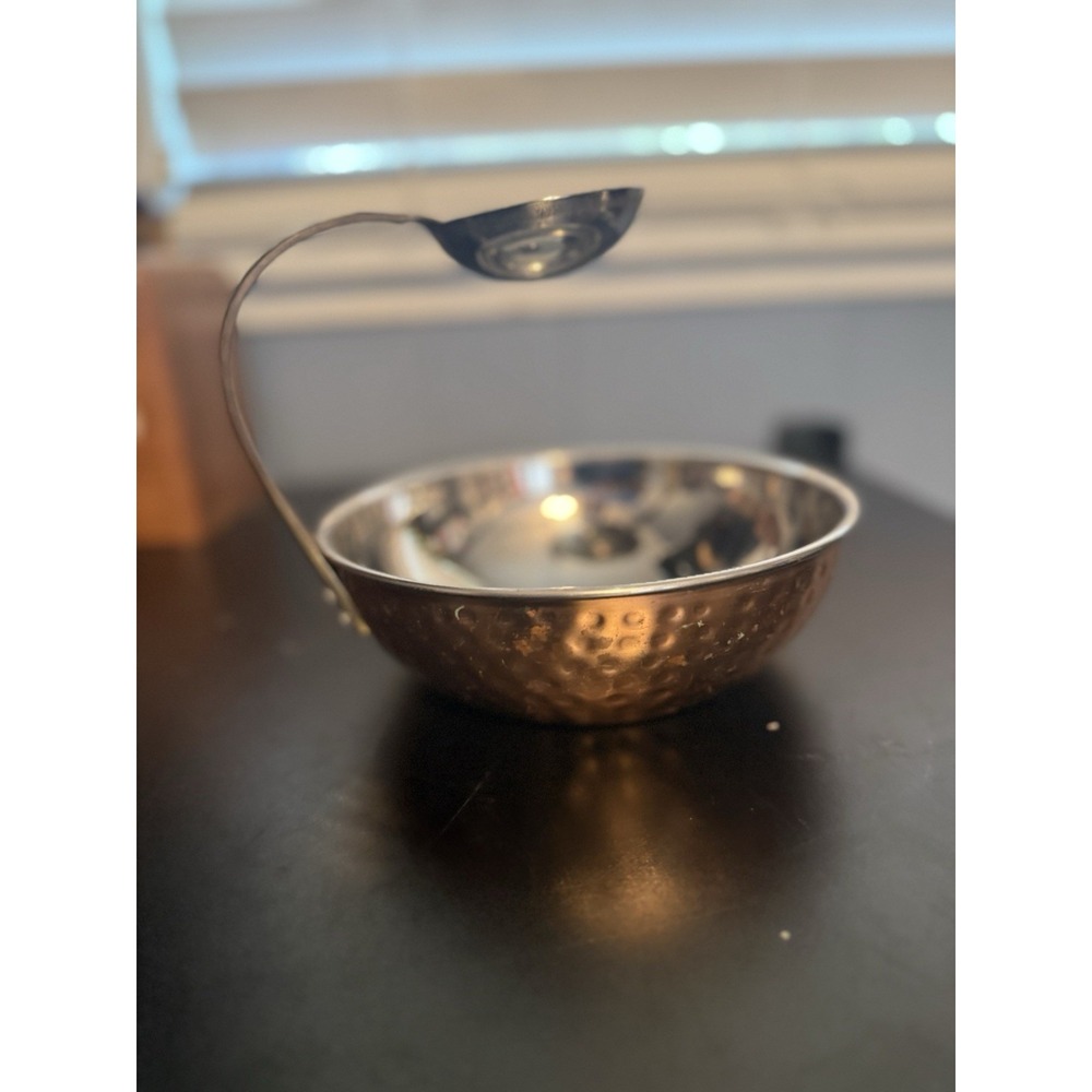 Genuine Copper Chip And Dip Bowl
